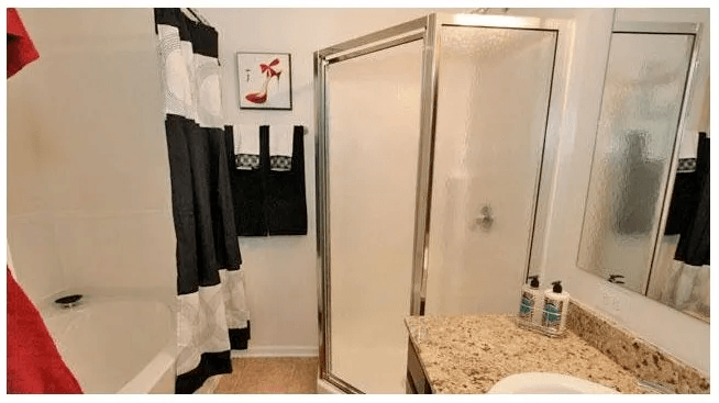 Main Bathroom with Shower